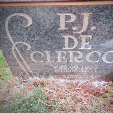 CLERCQ P.J., de 1955-2011