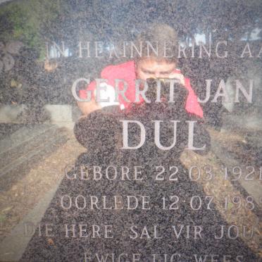 DUL Gerrit Jan 1921-1989