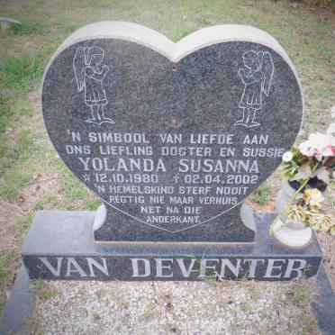 DEVENTER Yolanda Susanna, van 1980-2002