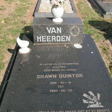 HEERDEN Shawn Quinton, van 1980-2002
