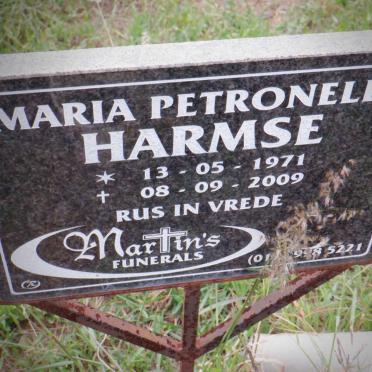 HARMSE Maria Petronella 1971-2009