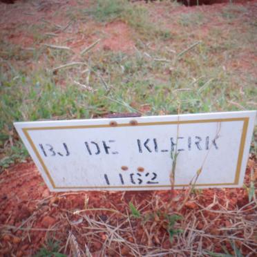 KLERK B.J., de