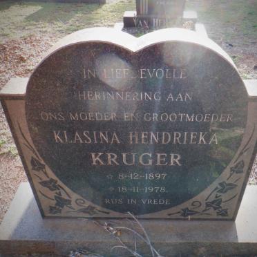 KRUGER Klasina Hendrieka 1897-1978