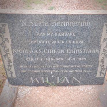 KILIAN Nicolaas Gideon Christiaan 1899-1963