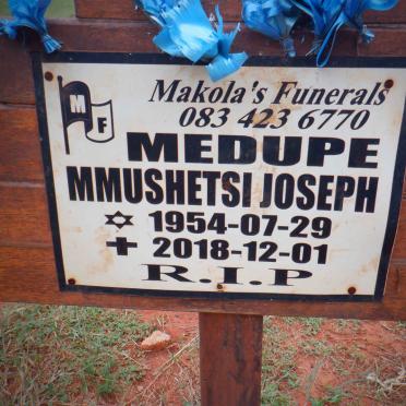 MEDUPE Mmushetsi Joseph 1954-2018