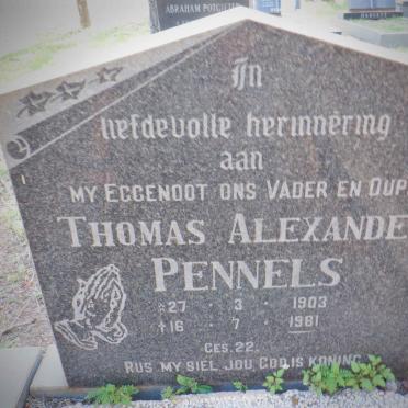 PENNELS Thomas Alexander 1903-1981
