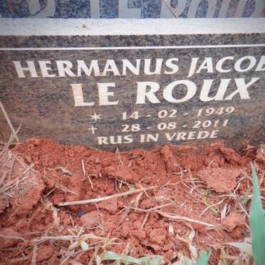ROUX Hermanus Jacobus, le 1949-2011 &amp; Christina 1945-2017