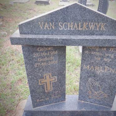 SCHALKWYK Marlene, van 1964-2008