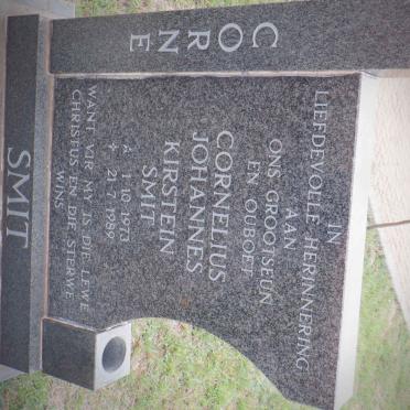 SMIT Cornelius Johannes Kirstein 1973-1989