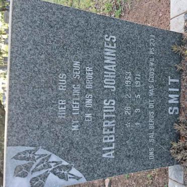 SMIT Albertus Johannes 1953-1971