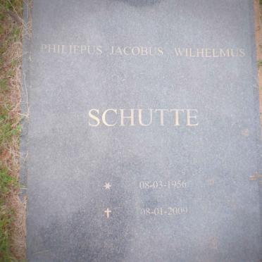 SCHUTTE Philippus Jacobus Wilhelmus 1956-2009