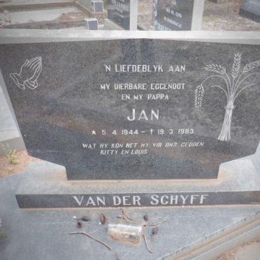 SCHYFF Jan, van der 1944-1983