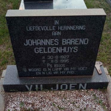 VILJOEN Johannes Barend Geldenhuys 1927-1995