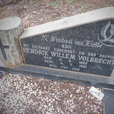 VOLBRECHT Hendrik Willem 1922-1961