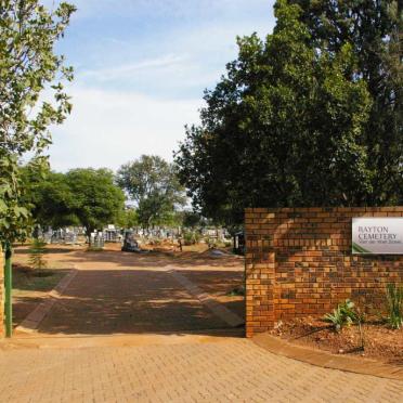 Gauteng, RAYTON, Main cemetery