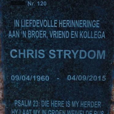 STRYDOM Chris 1960-2015