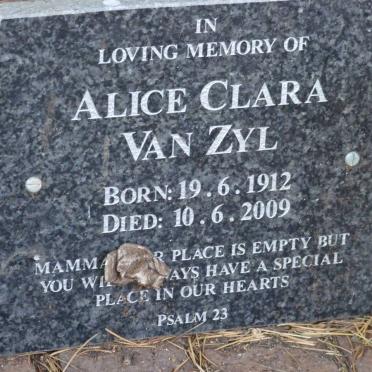 ZYL Alice Clara, van 1912-2009