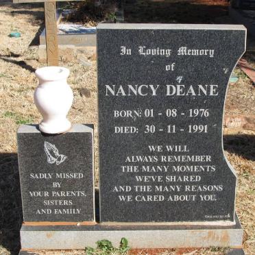 DEANE Nancy 1976-1991