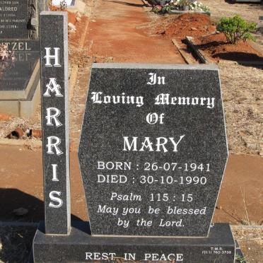 HARRIS Mary 1941-1990