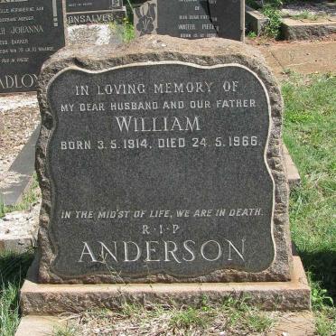 ANDERSON William 1914-1966