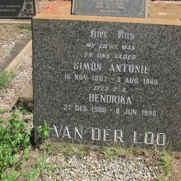 LOO Simon Antonie, van der 1887-1960 &amp; Hendrika 1906-1998