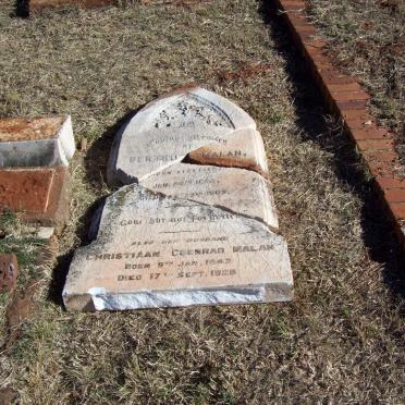 MALAN Christiaan Coenrad 1842-1928 &amp; Gertrude STEYTLER 1842-1903