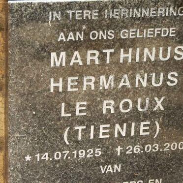 ROUX Marthinus Hermanus, le 1925-2004
