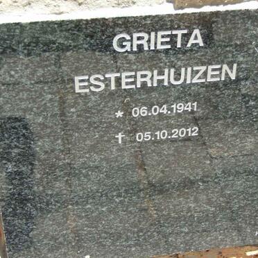 ESTERHUIZEN Grieta 1941-2012