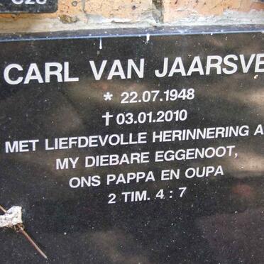 JAARSVELD Carl, van 1948-2010