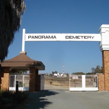 1. Entrance to Panorama Cemetery