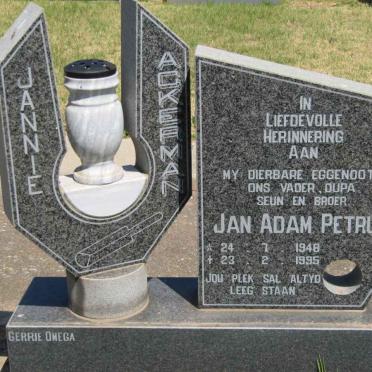 ACKERMAN Jan Adam Petrus 1948-1995
