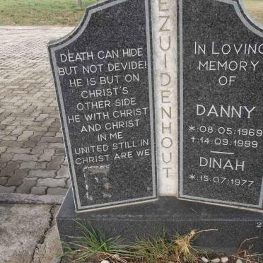BEZUIDENHOUT Danny 1969-1999 &amp; Dinah 1977-