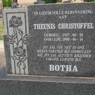 BOTHA Theunis Christoffel 1937-2000