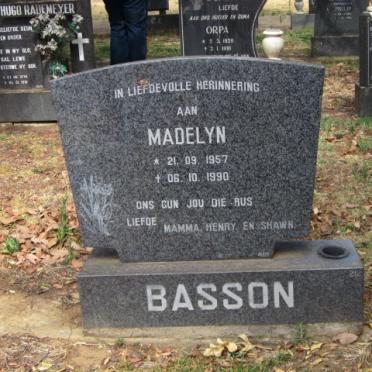BASSON Madelyn 1957-1990