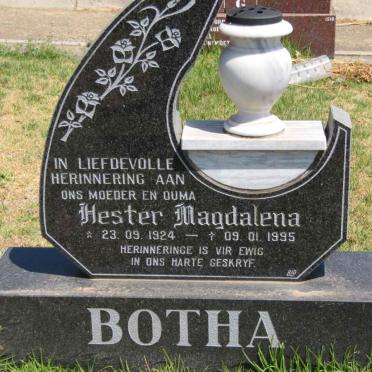 BOTHA Hester Magdalena 1924-1995