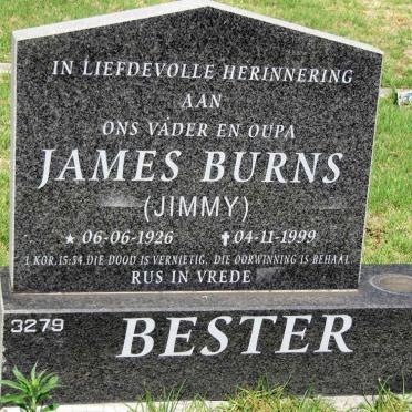 BESTER James Burns 1926-1999