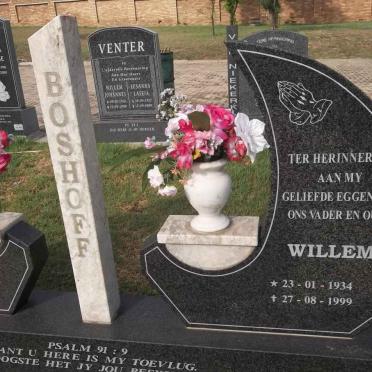 BOSHOFF Willem 1934-1999 &amp; Trudie 1939-
