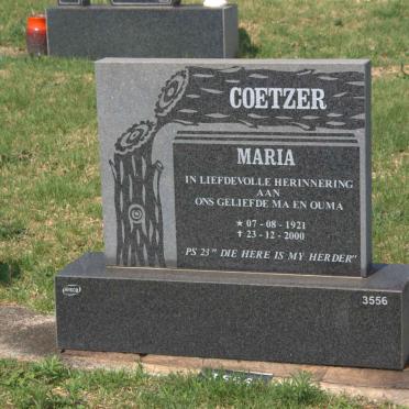 COETZER Maria 1921-2000