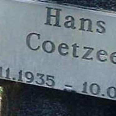 COETZEE Hans 1935-1997