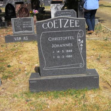 COETZEE Christoffel Johannes 1948-1990