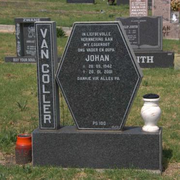 COLLER Johan, van 1942-2001