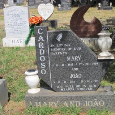 CARDOSO João 1935-1991 &amp; Mary 1937-1999