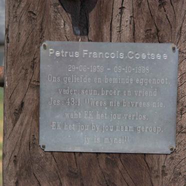 COETSEE Petrus Francois 1959-1998