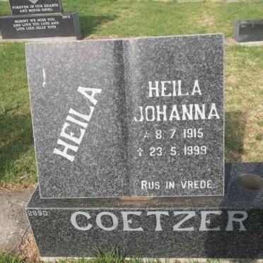 COETZER Heila Johanna 1915-1999