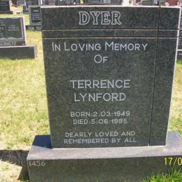 DYER Terrence Lynford 1949-1995