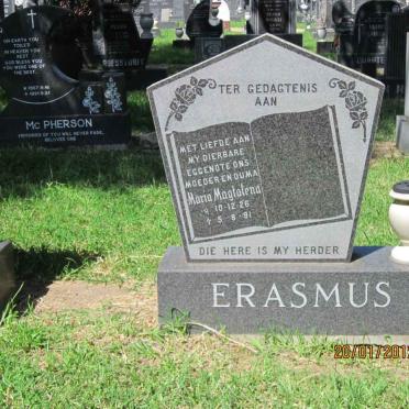 ERASMUS Maria Magtalena 1926-1991