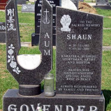 GOVENDER Shaun 1983-2000