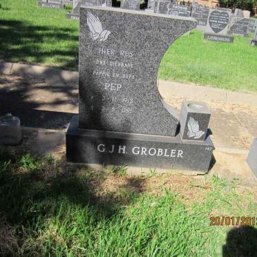 GROBLER G.J.H. 1915-1991