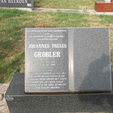 GROBLER Johannes Paulus 1944-1999
