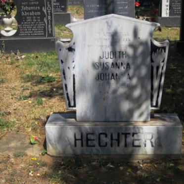 HECHTER Judith Susanna Johanna nee DE BEER ?-?